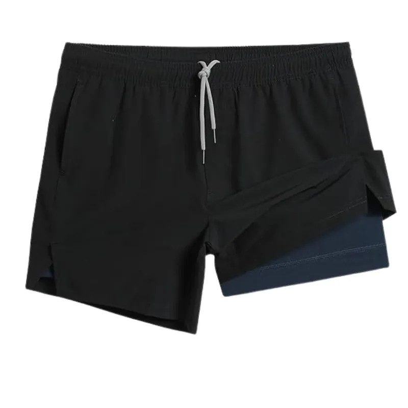 2 In 1 Quick Dry Athletic Shorts – Dual-Layer Design for Performance