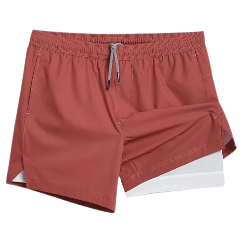 2 In 1 Quick Dry Athletic Shorts – Dual-Layer Design for Performance