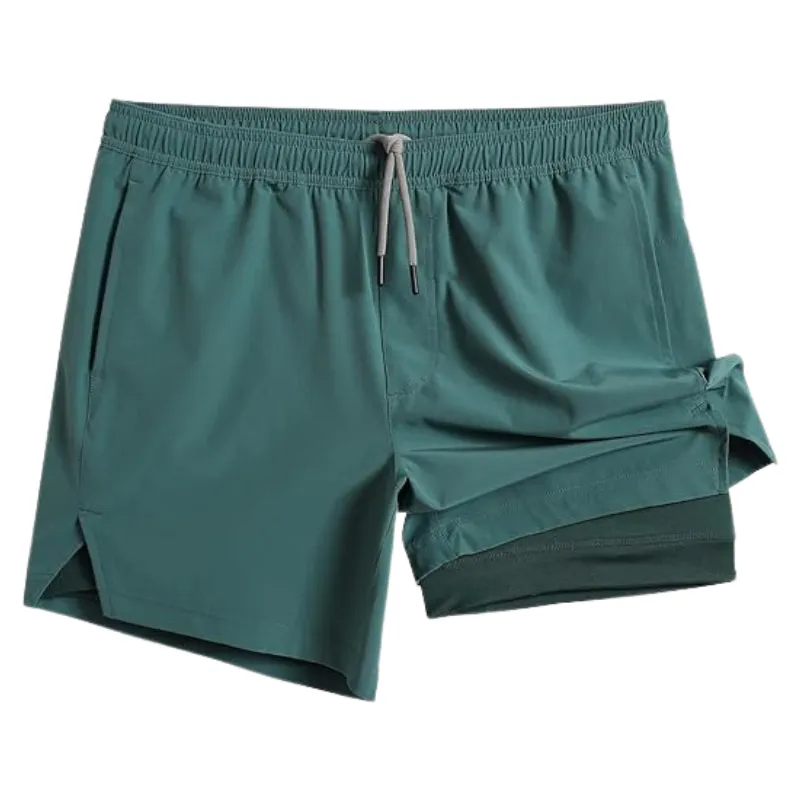 2 In 1 Quick Dry Athletic Shorts – Dual-Layer Design for Performance