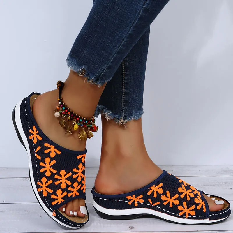 2022 Fashion Wedge Casual Slides Summer Sandal