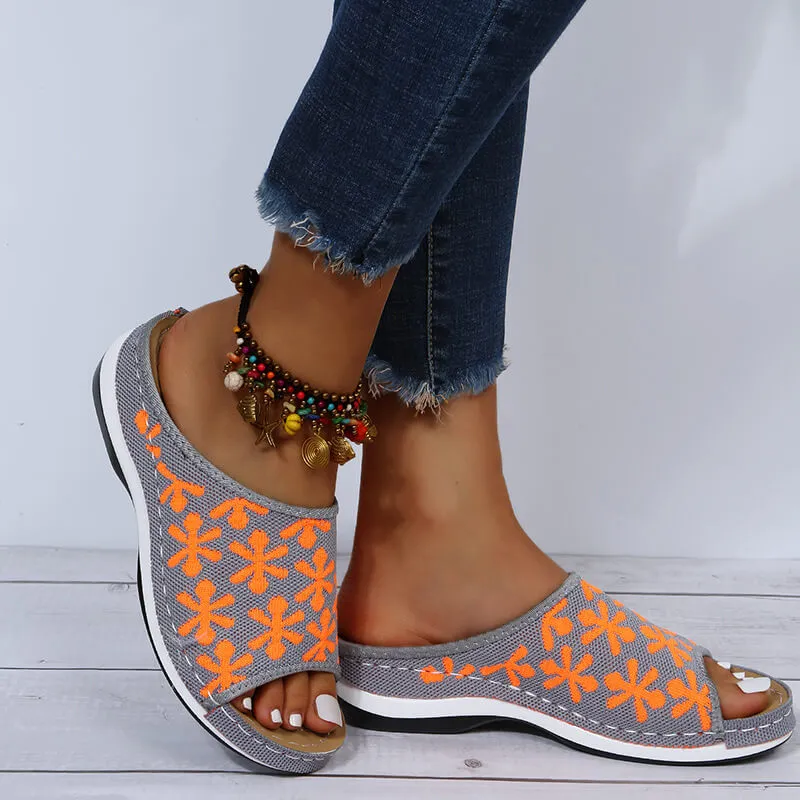 2022 Fashion Wedge Casual Slides Summer Sandal
