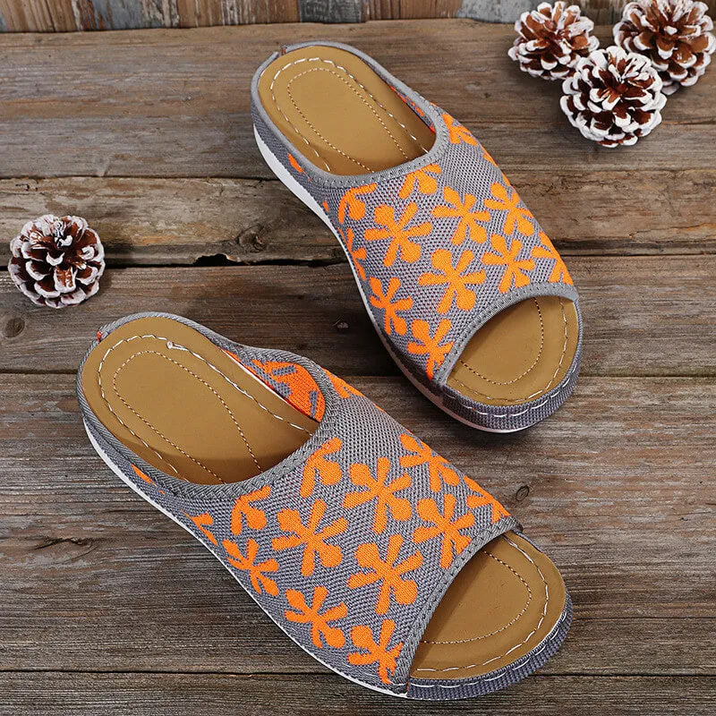 2022 Fashion Wedge Casual Slides Summer Sandal