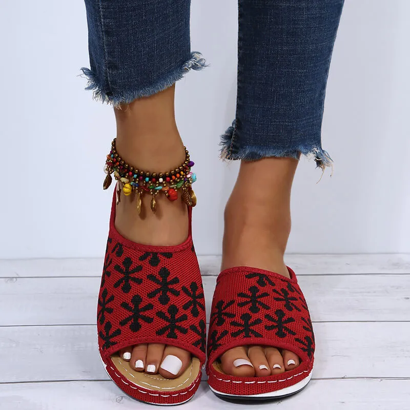 2022 Fashion Wedge Casual Slides Summer Sandal