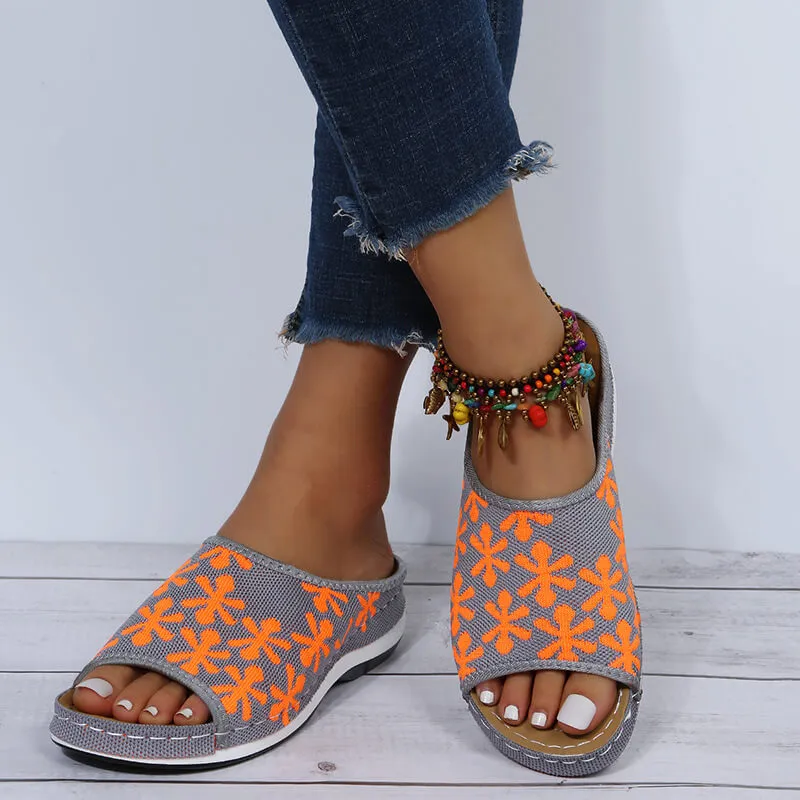 2022 Fashion Wedge Casual Slides Summer Sandal