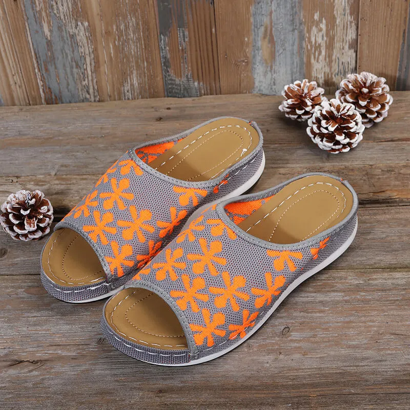 2022 Fashion Wedge Casual Slides Summer Sandal