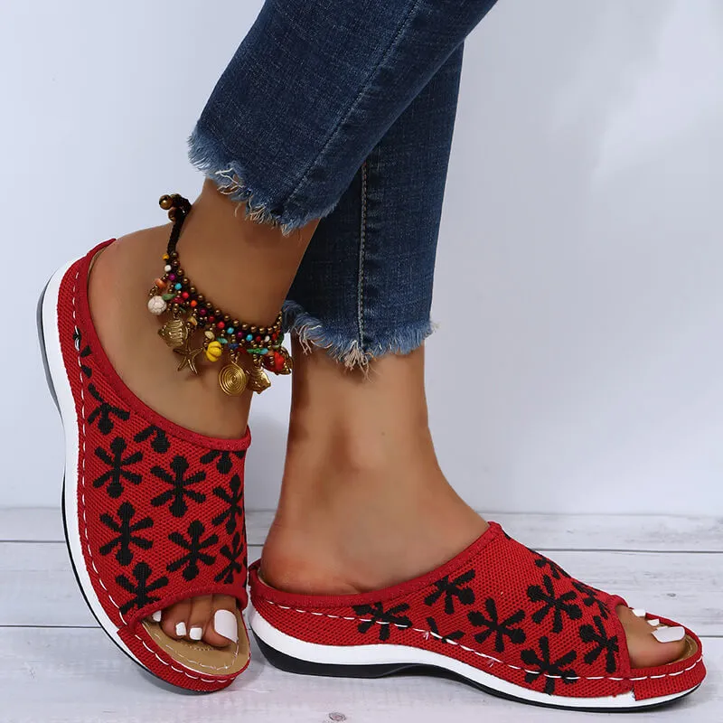 2022 Fashion Wedge Casual Slides Summer Sandal