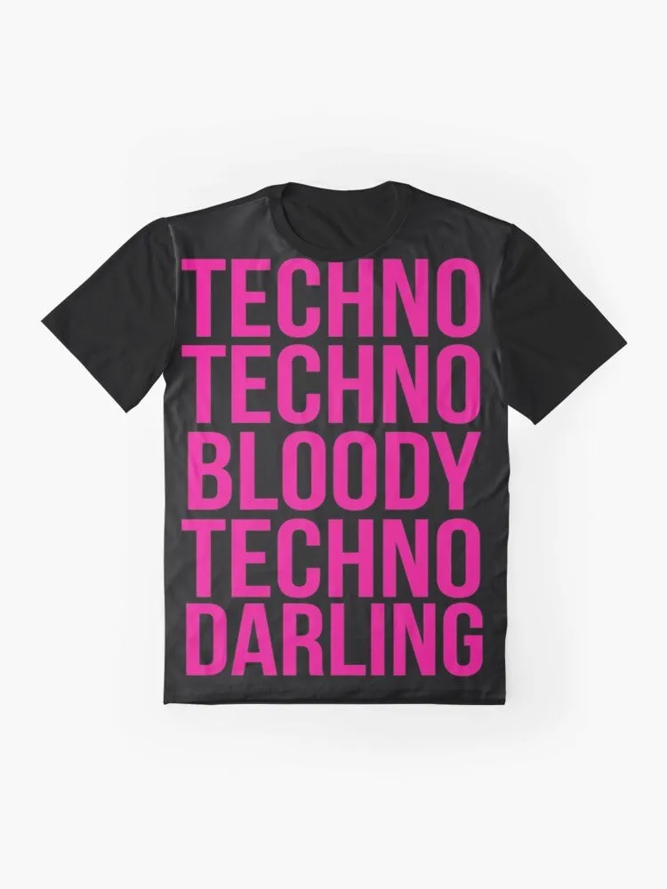 Absolutely Fabulous Techno Graphic T-Shirt 2