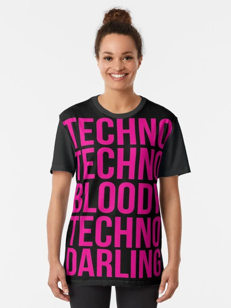 Absolutely Fabulous Techno Graphic T-Shirt 2