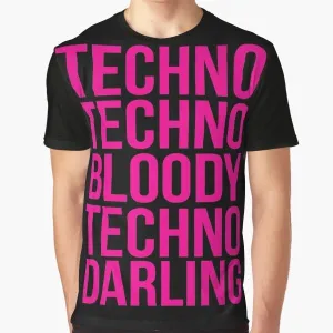 Absolutely Fabulous Techno Graphic T-Shirt 2