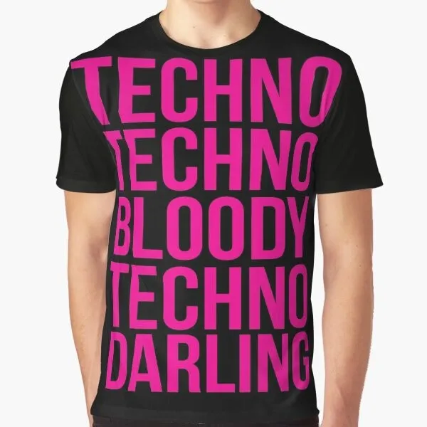 Absolutely Fabulous Techno Graphic T-Shirt 2
