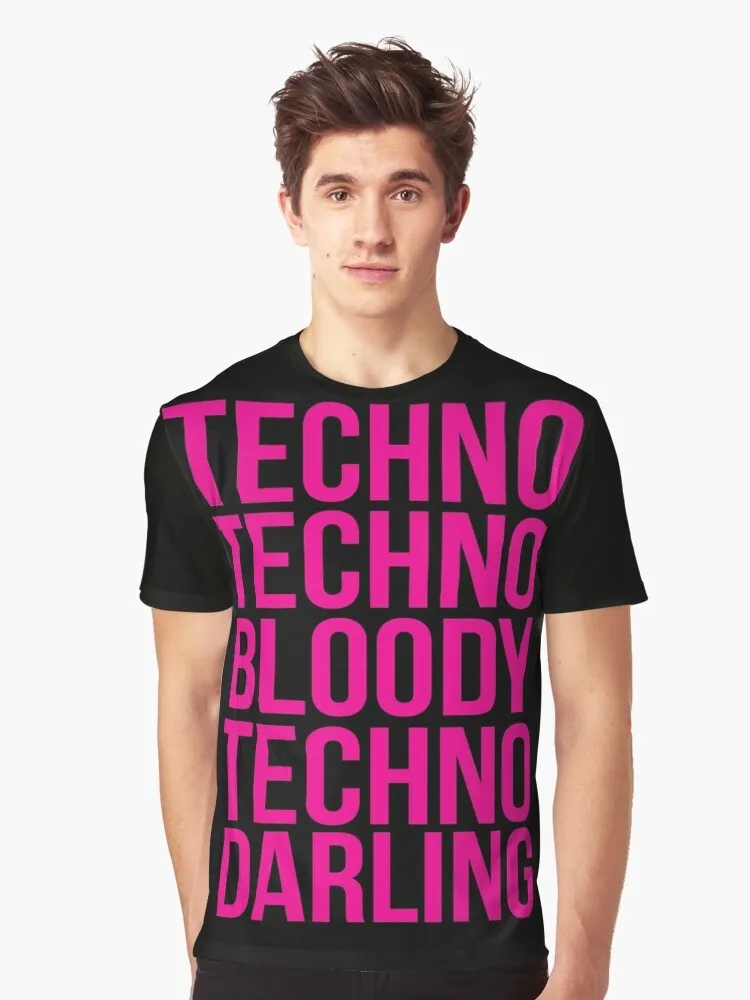 Absolutely Fabulous Techno Graphic T-Shirt 2