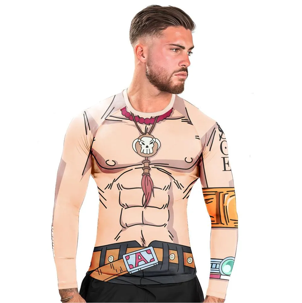 Ace One Piece Long Sleeve Rash Guard