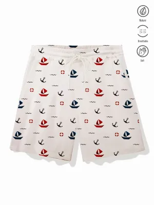 Alohadaddy Hawaii  Print Men's Quick Dry Casual Board Shorts