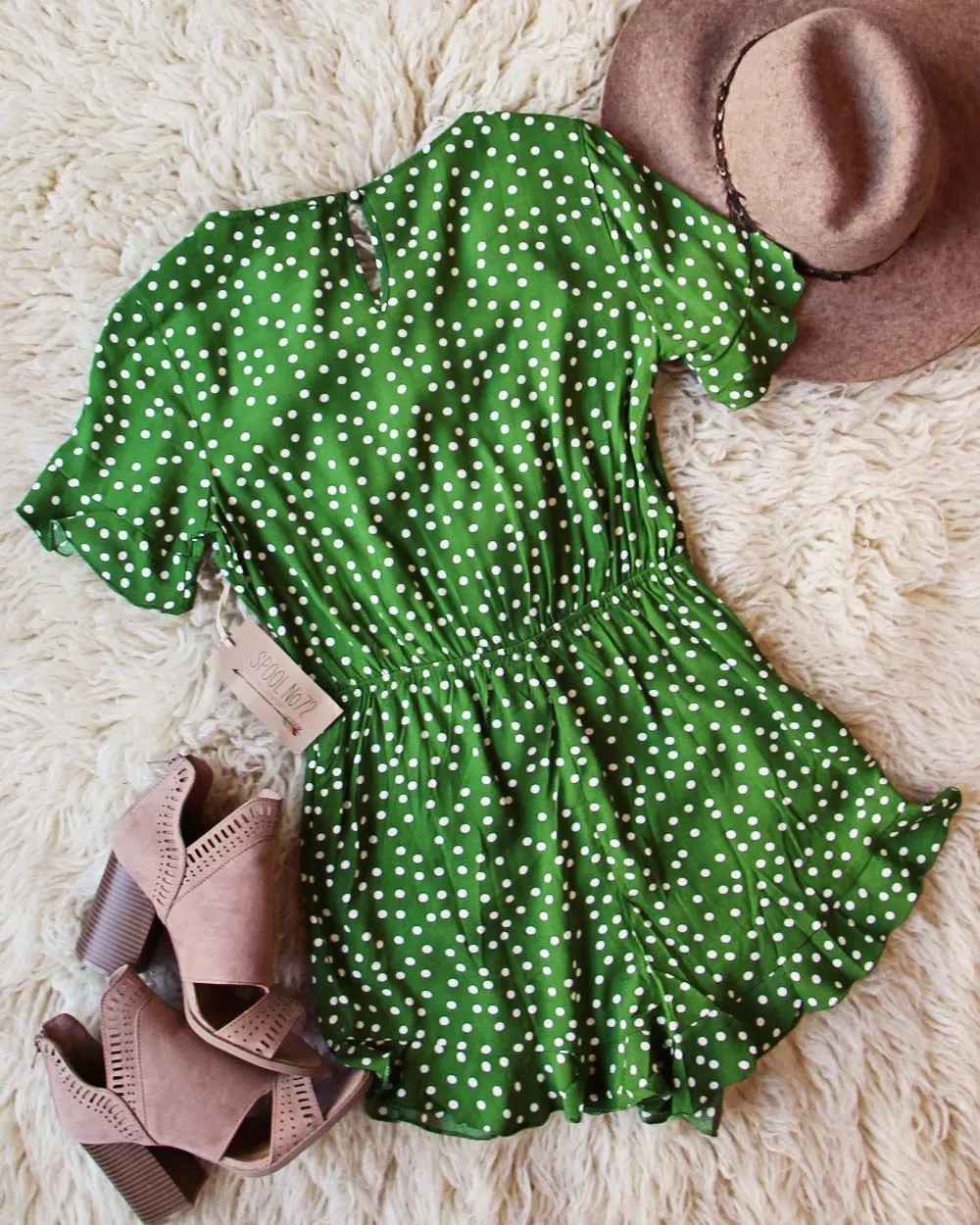 Astilbe Wrap Romper