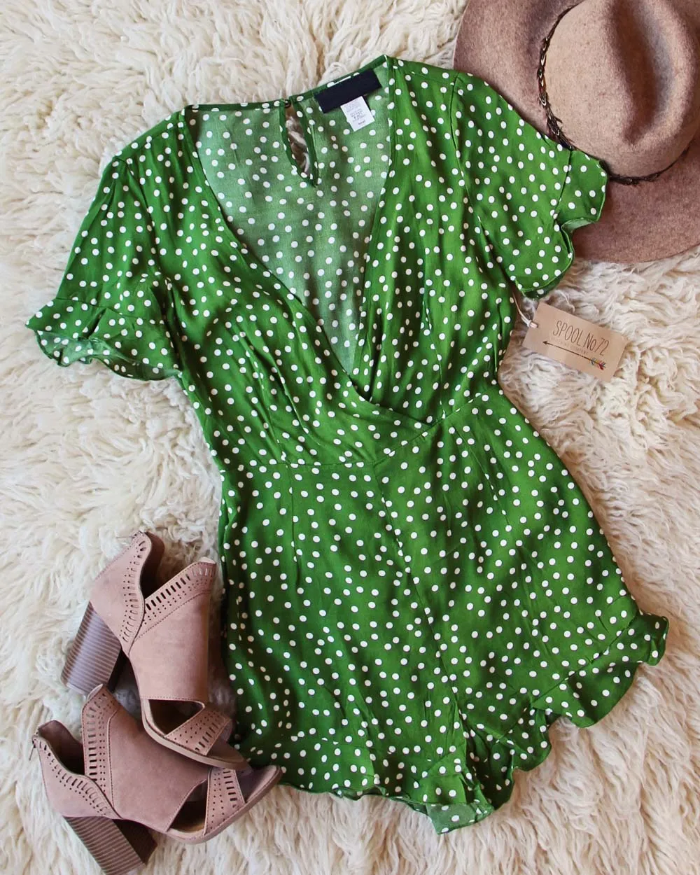 Astilbe Wrap Romper