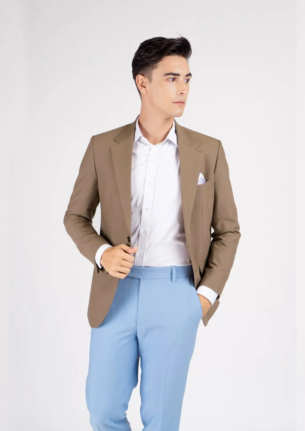 Astor Light Brown Stretch Jacket