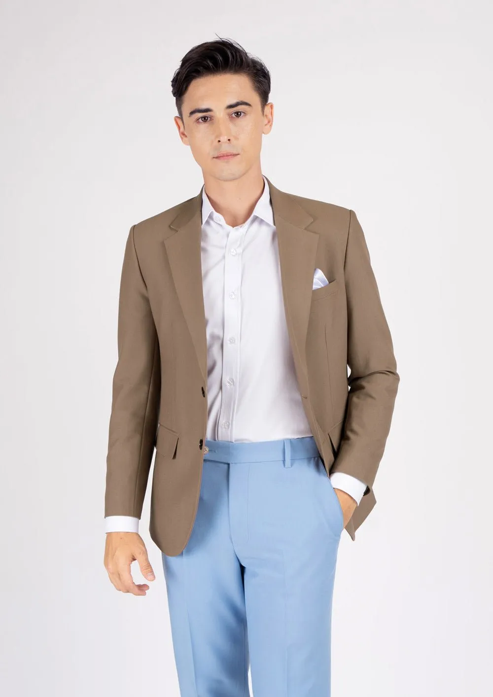 Astor Light Brown Stretch Jacket