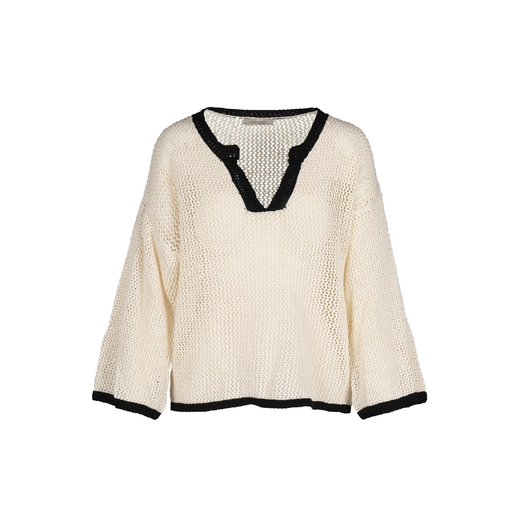 Astrid  Women's Cozy Knit Sweater  Cream