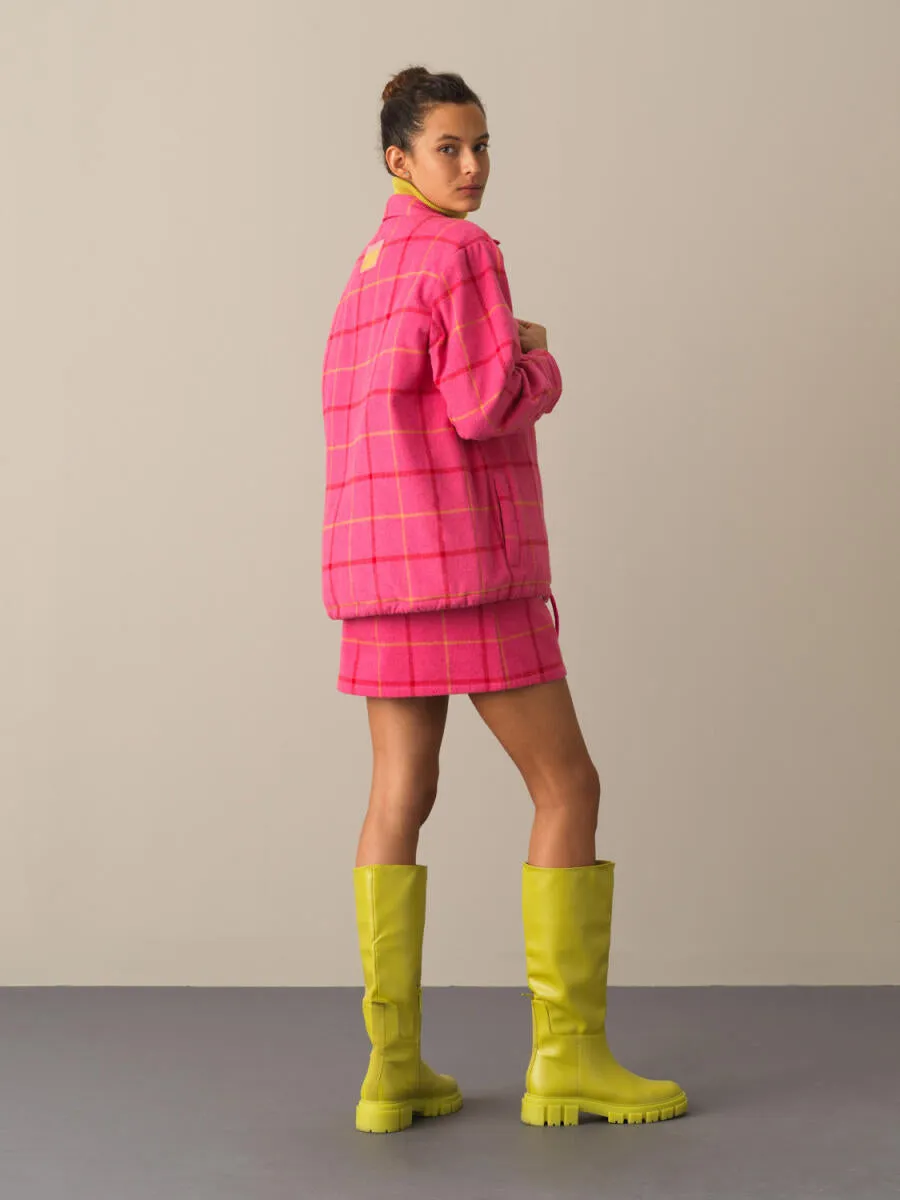 Ava Plaid Coat