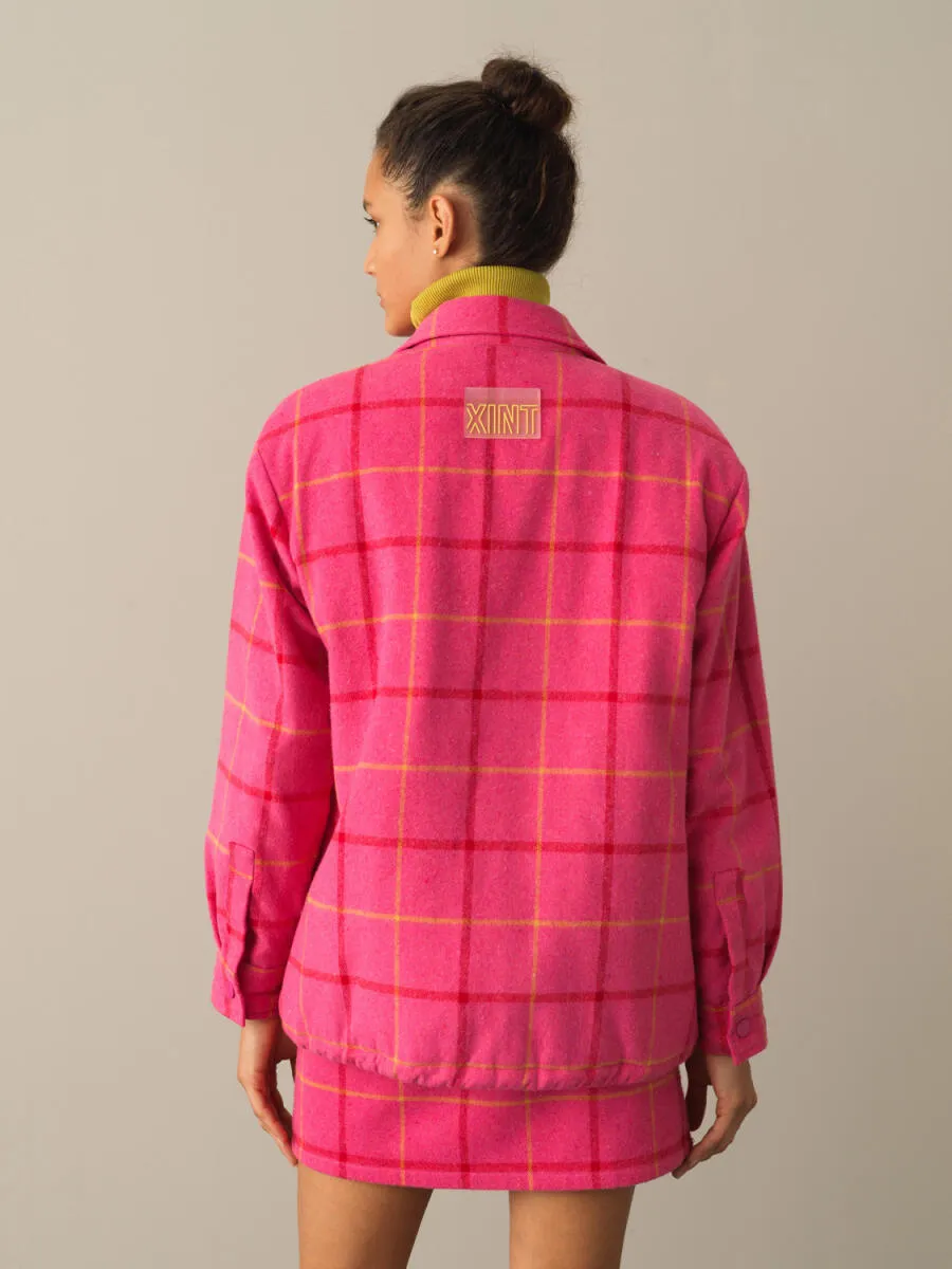 Ava Plaid Coat