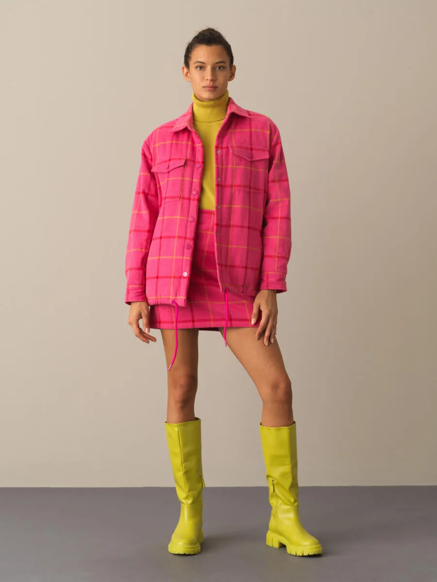 Ava Plaid Coat