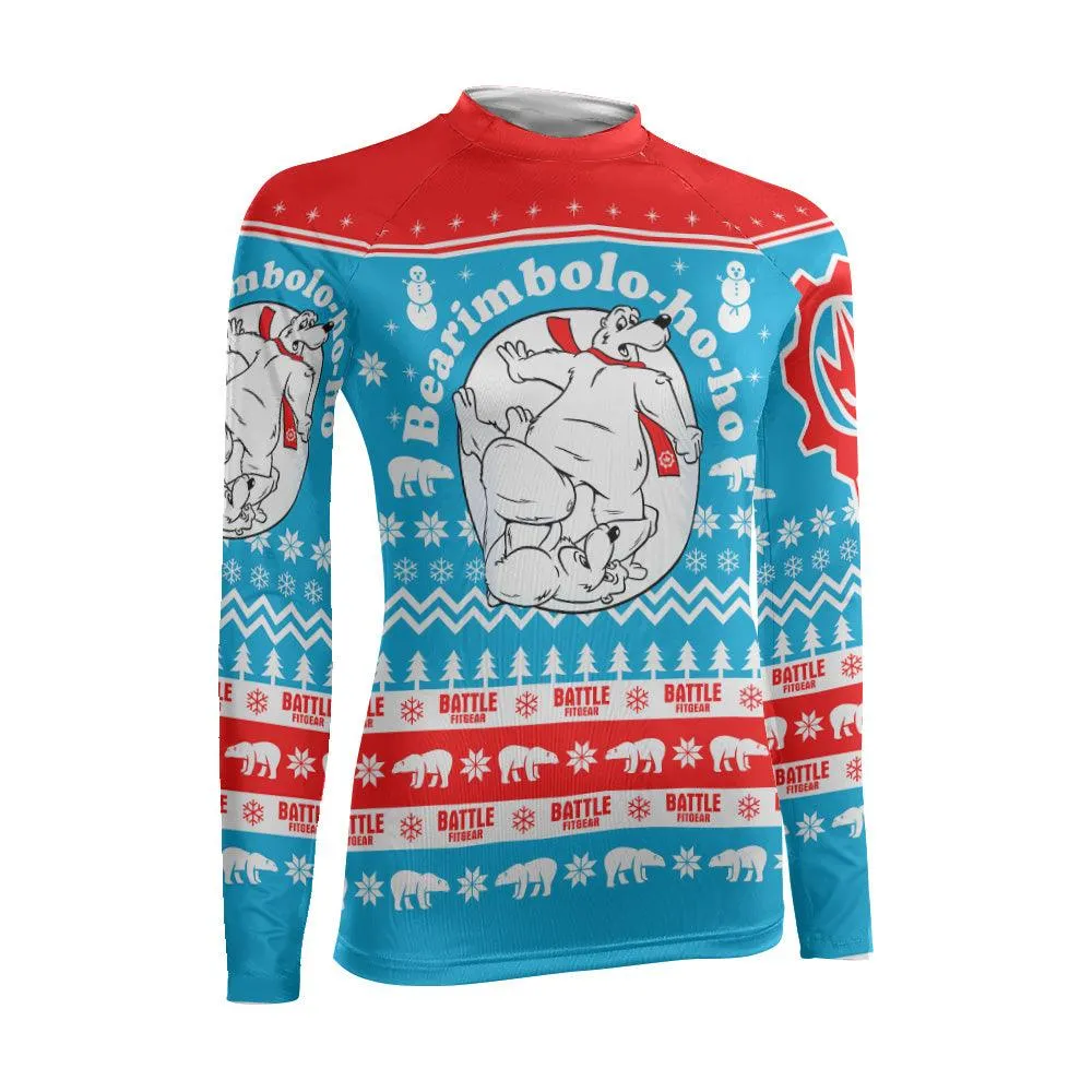 Bearimbolo-Ho-Ho Women's Long Sleeve Rash Guard