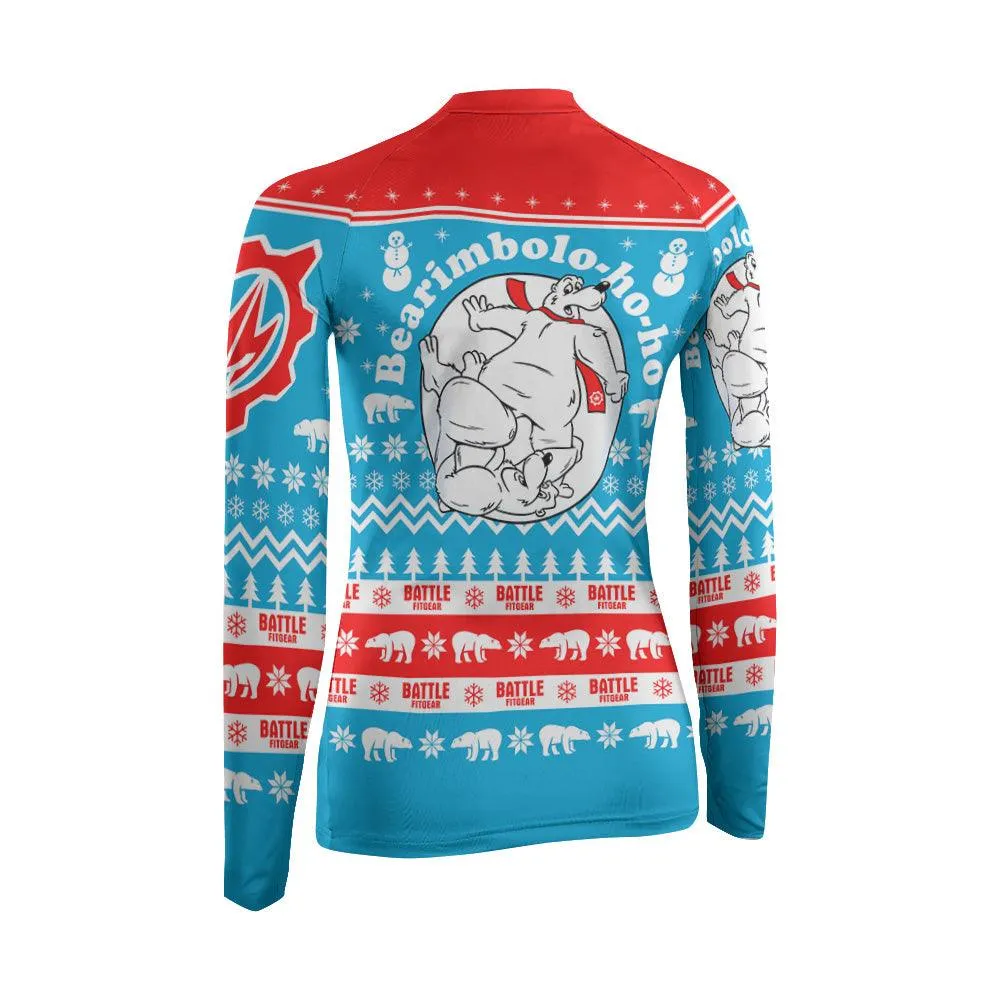 Bearimbolo-Ho-Ho Women's Long Sleeve Rash Guard