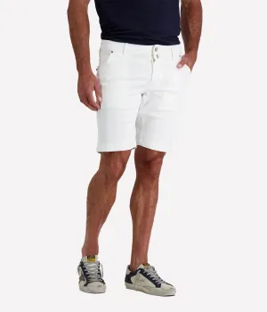 Bermuda 5 Pkt Slim Fit Lou in Washed Natural