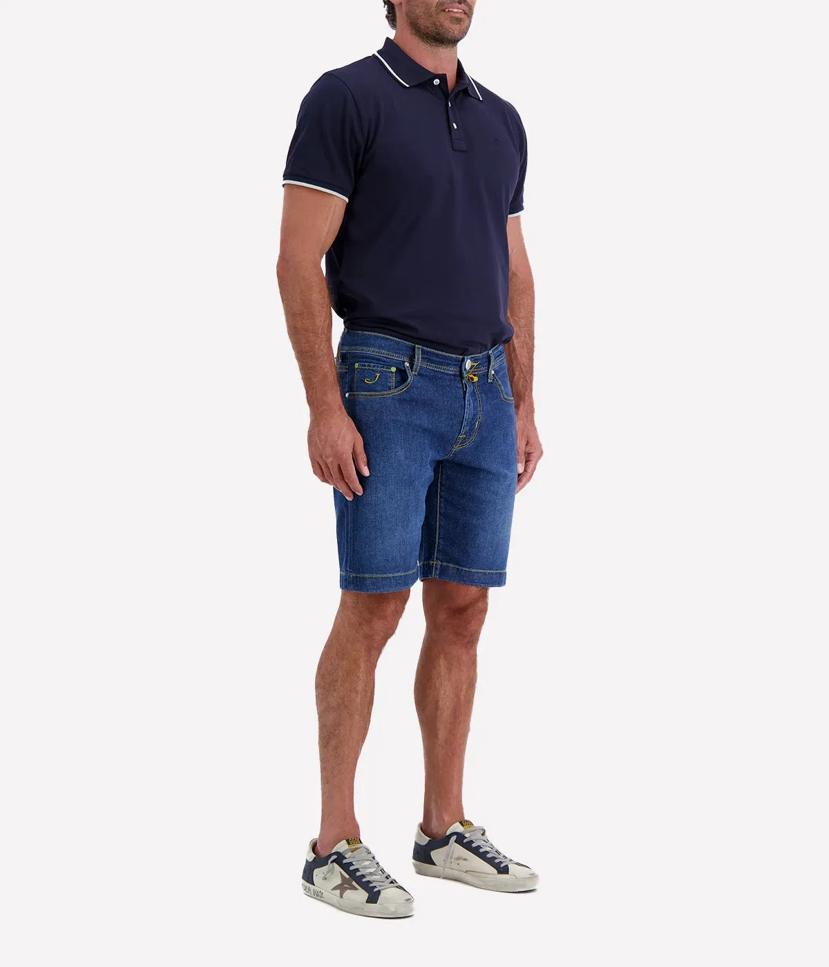 Bermuda 5 Pkt Slim Fit Nicolas in 100D