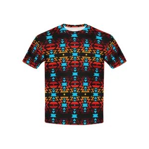 Black Fire and Sky T-shirt for Kid (USA Size)