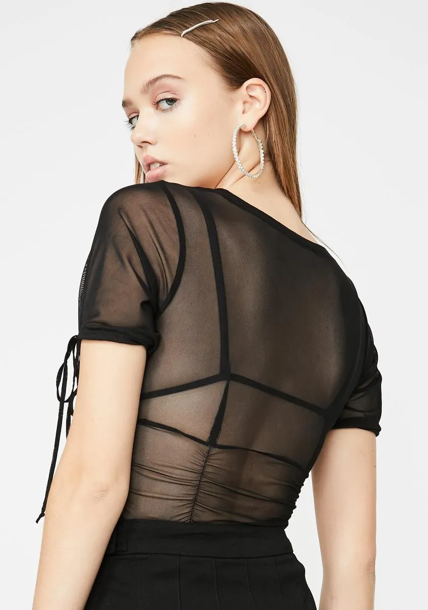 Black Guinevre Top