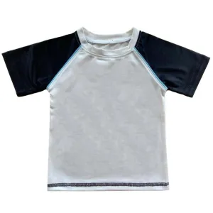 Black/White/Blue Basic Rashguard