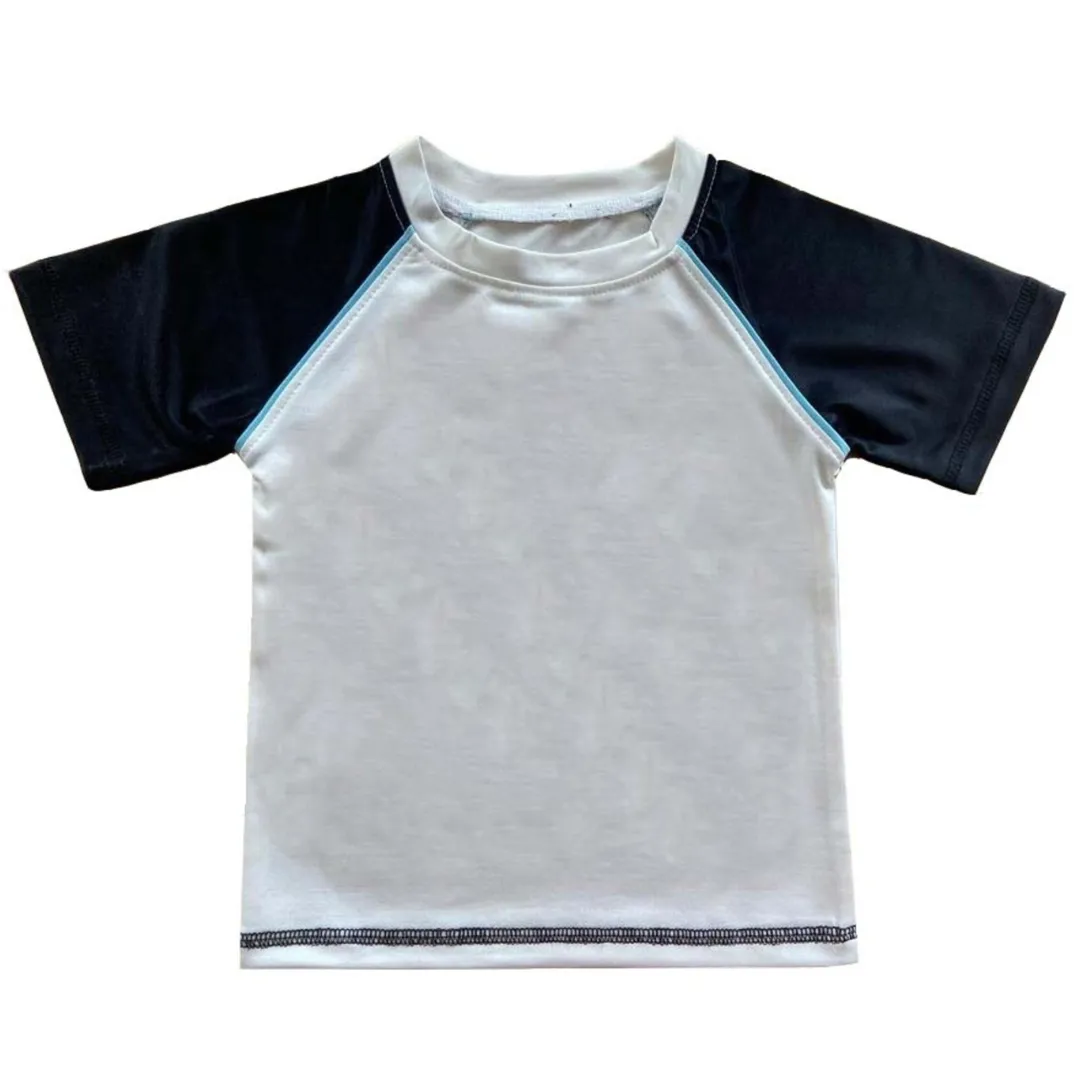 Black/White/Blue Basic Rashguard