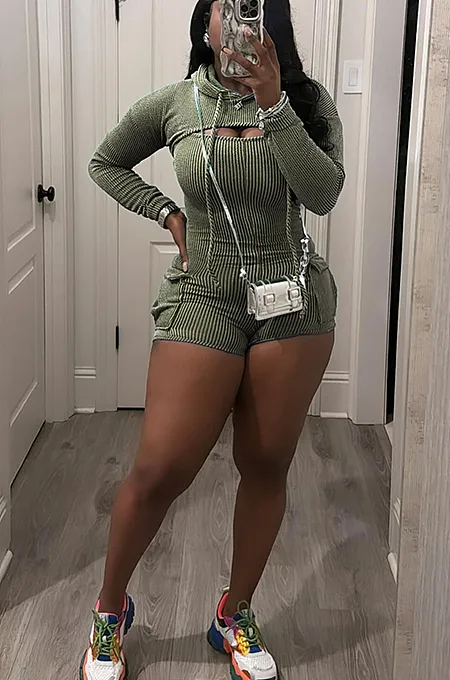 ‘Blayre’ Romper with Hoodie