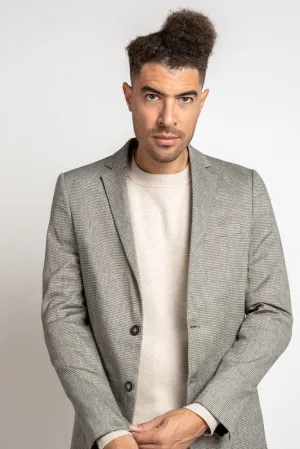 Blazer - Grey Houndstooth