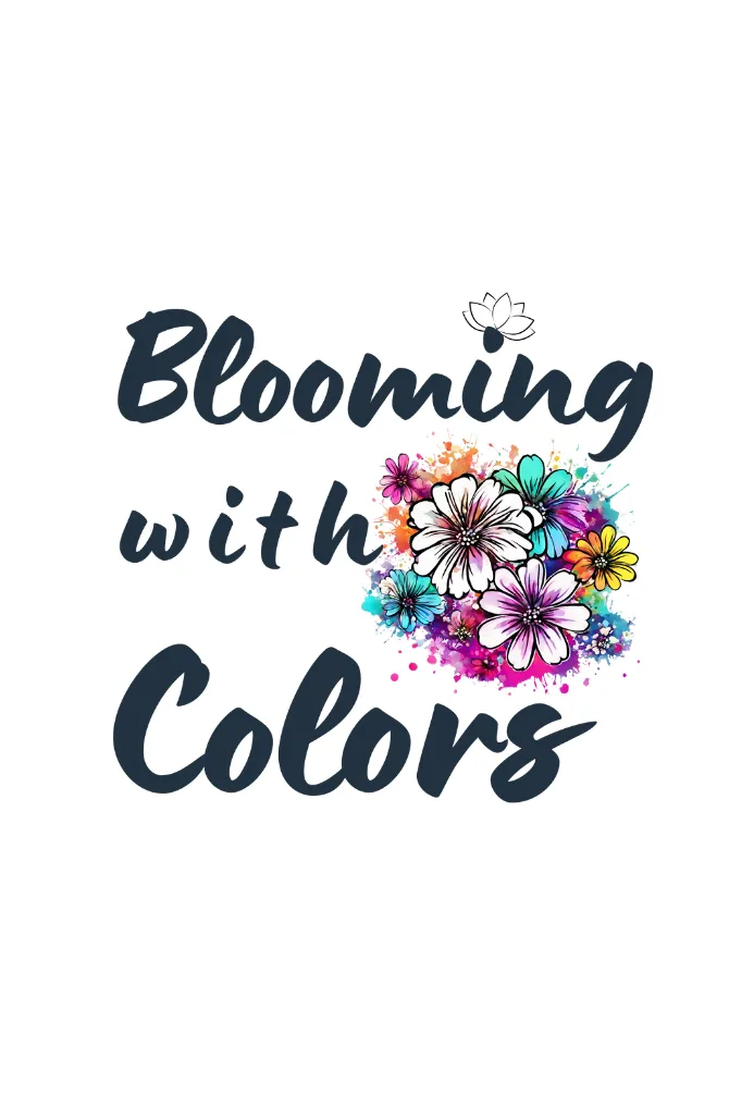Blooming With Colors Holi T-shirt for women