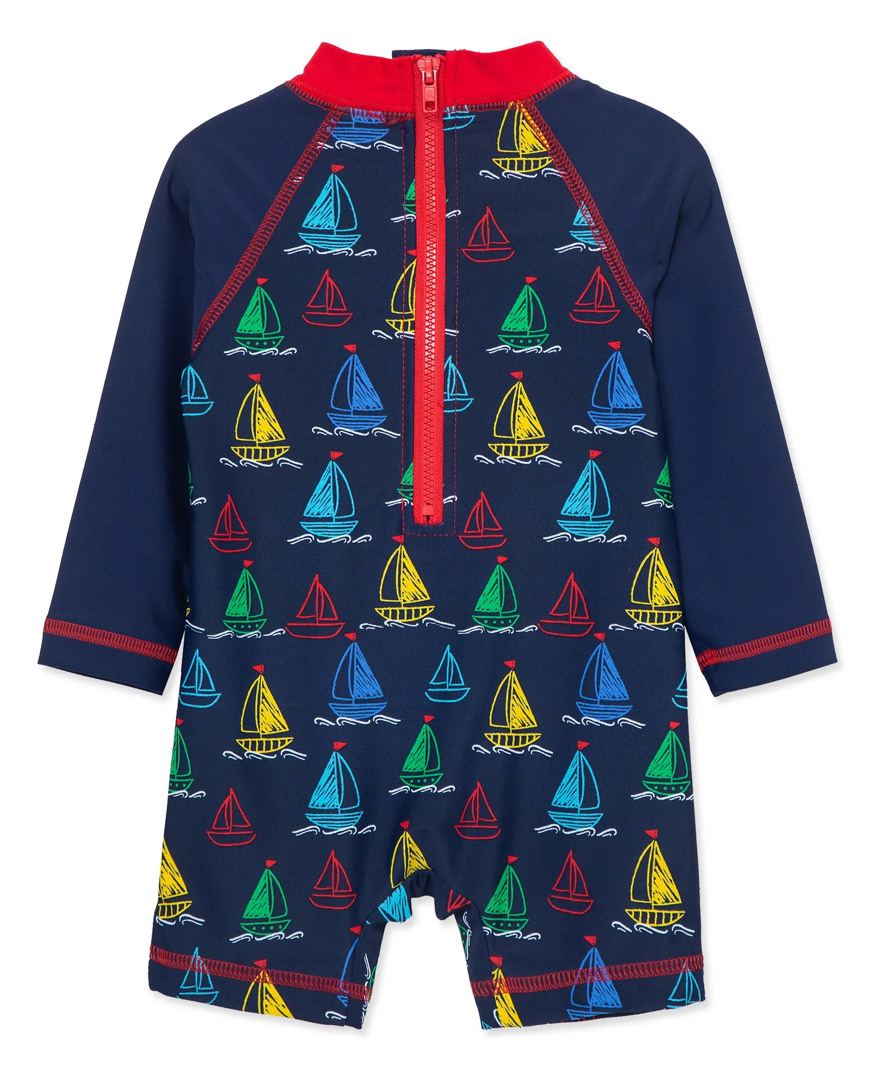 Boat Long Sleeve Infant Rashguard Suit (6M-24M)