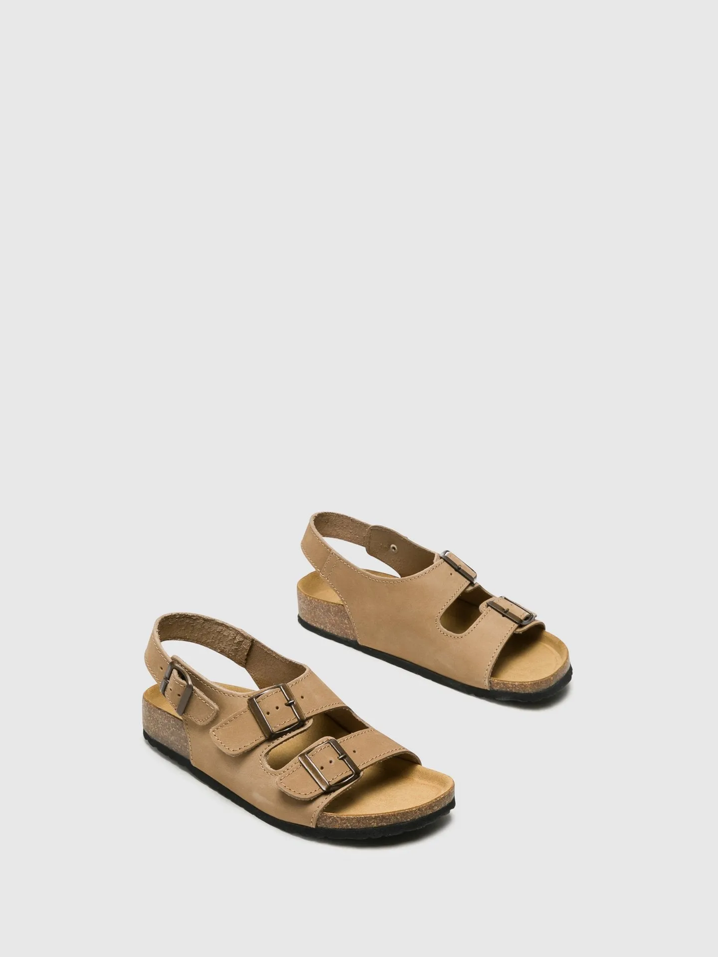 Bos&Co Mens "Rome" Beige Sandal