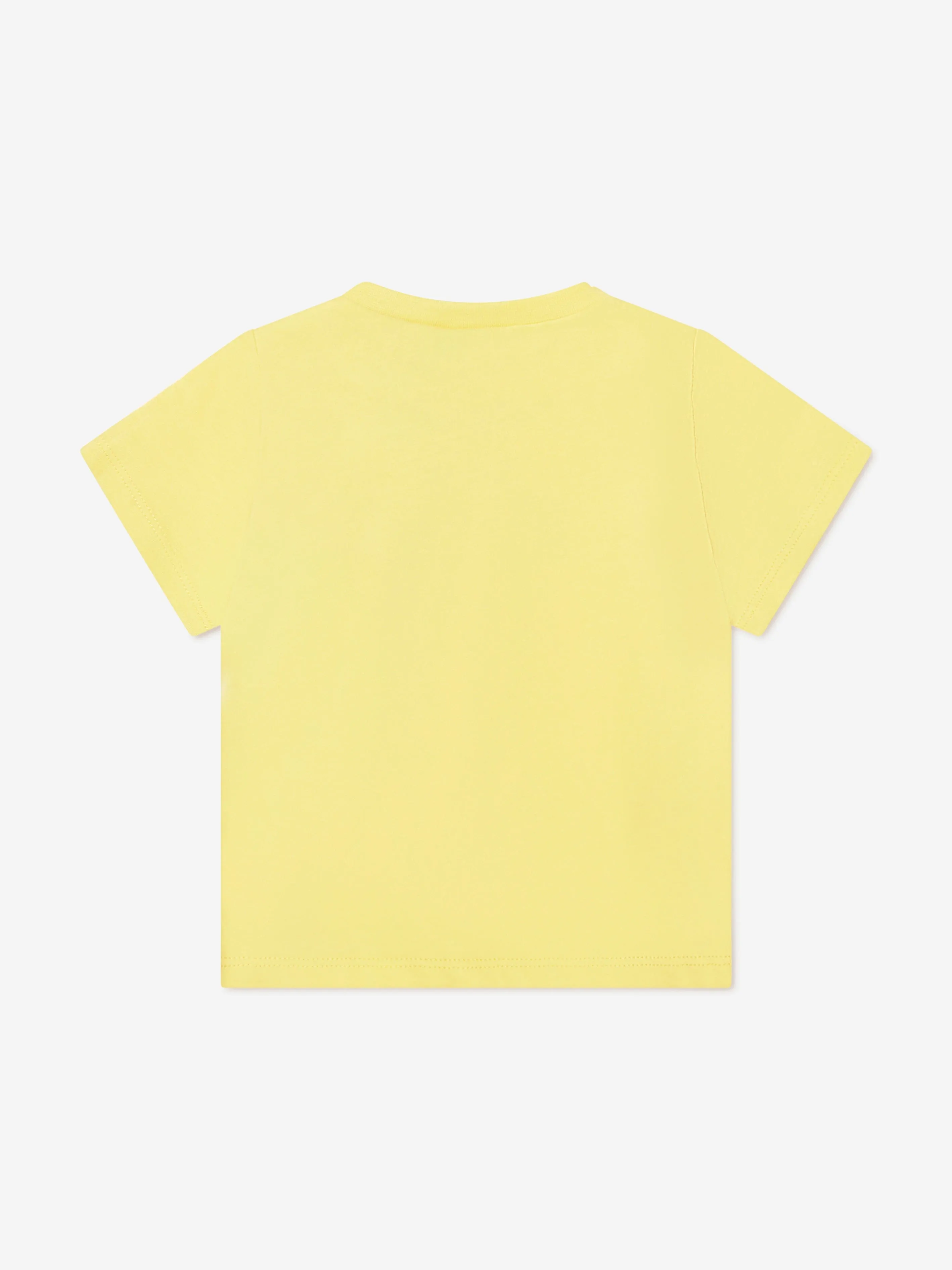 BOSS Baby Boys Organic Cotton Logo T-Shirt in Yellow