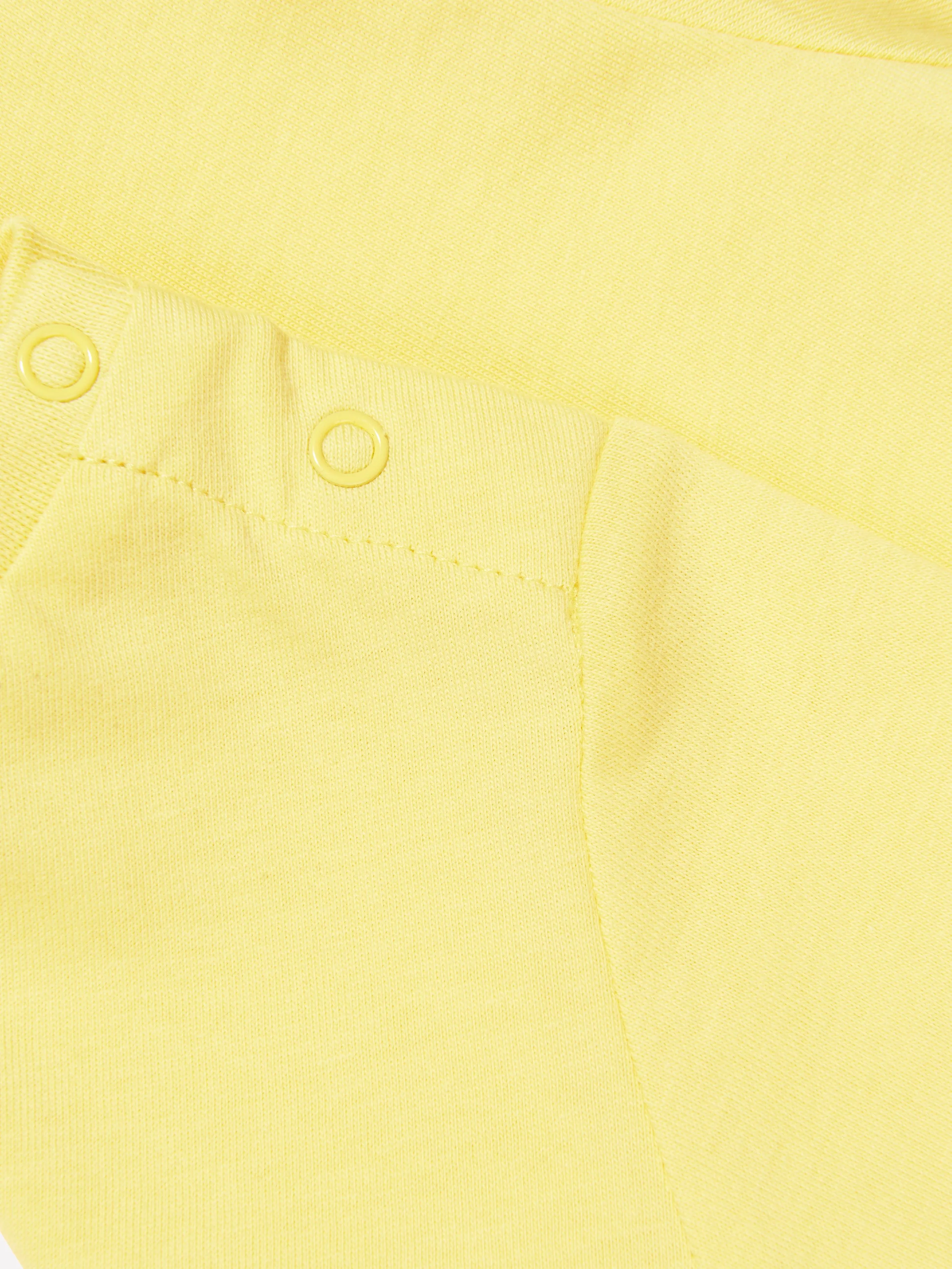 BOSS Baby Boys Organic Cotton Logo T-Shirt in Yellow