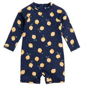 Boys L/S Lemon Rashguard Swimsuit