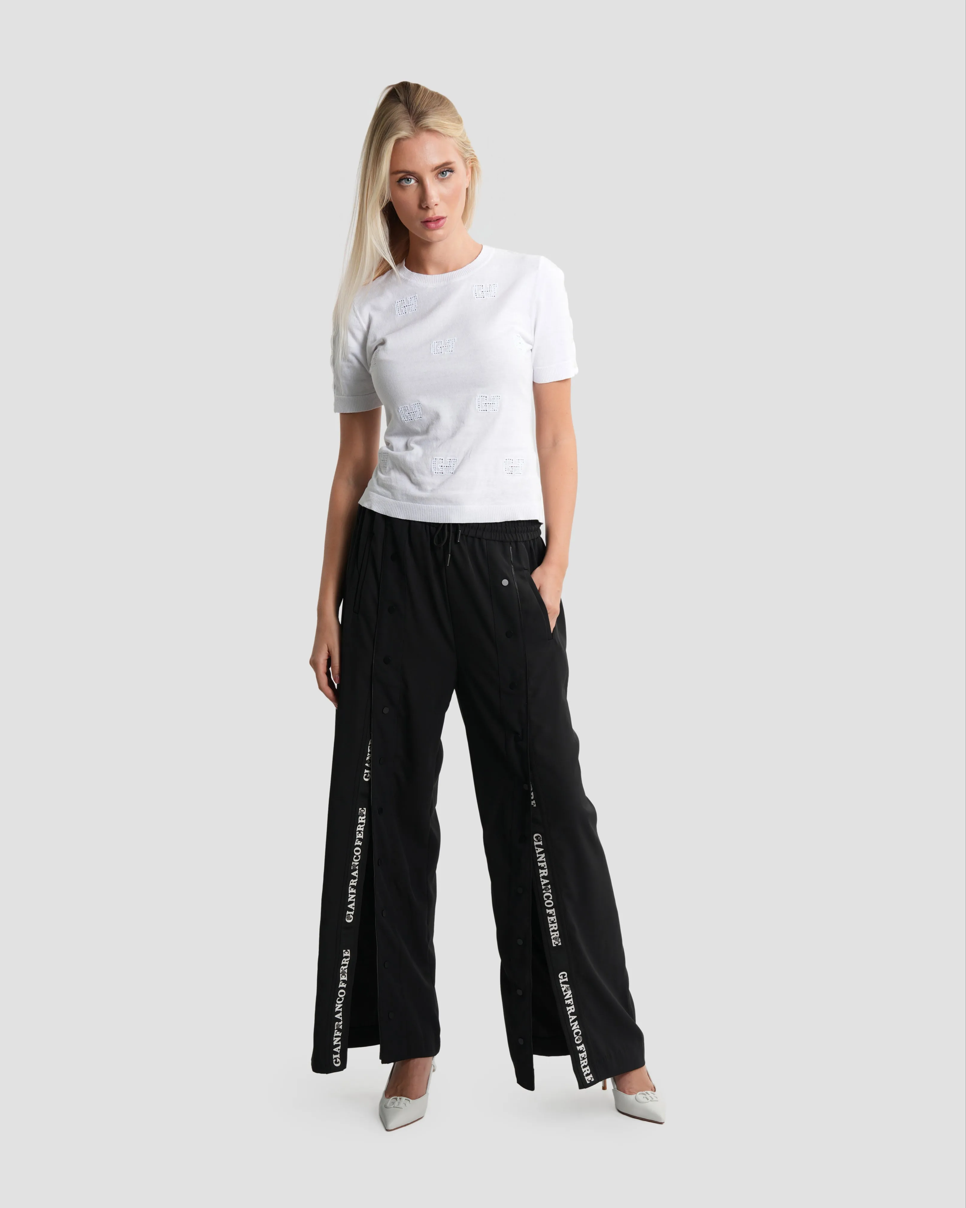 Broderie Anglaise Knit Top