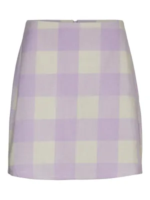 Checked Mini Skirt