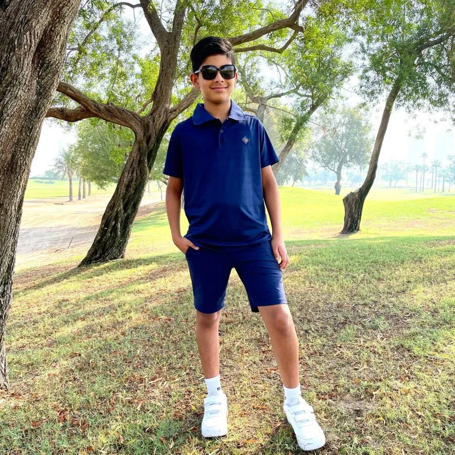 Classico R-l Navy Kid's Golf Polo