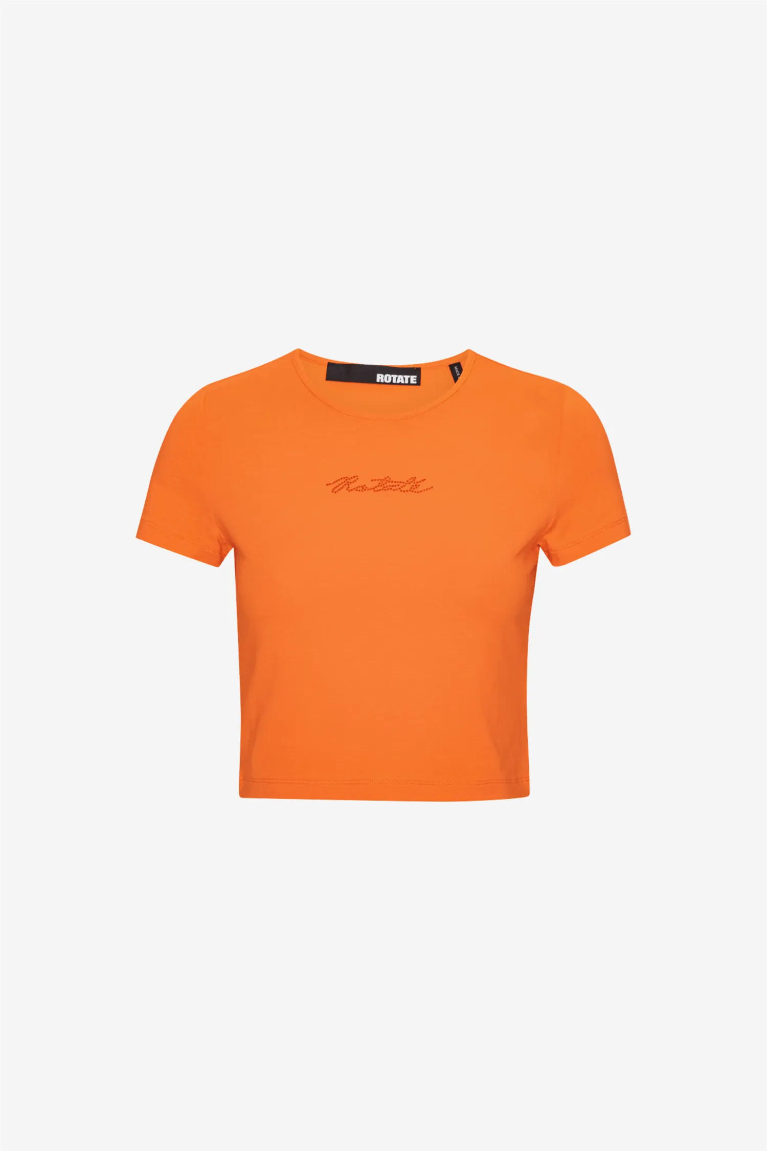 Cropped T-Shirt Vibrant Orange