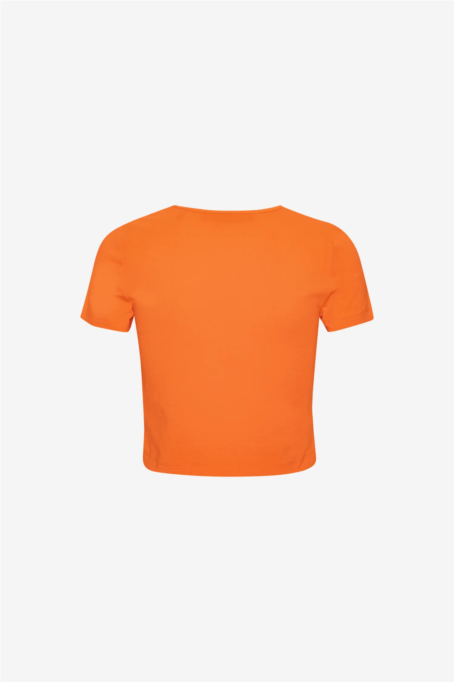Cropped T-Shirt Vibrant Orange