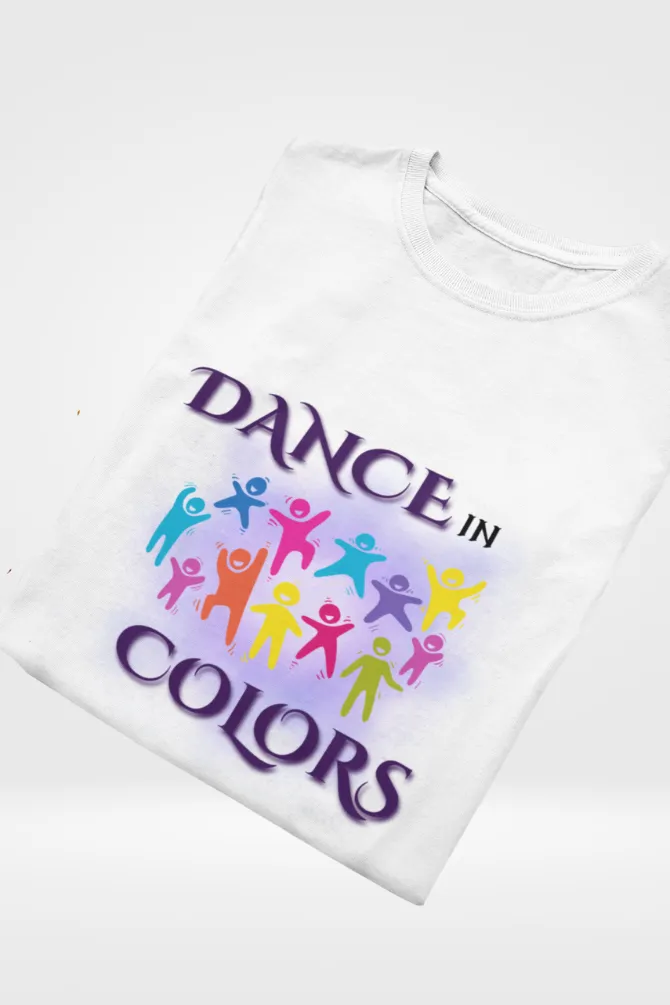 Dance In Colors. Holi T-shirt for women