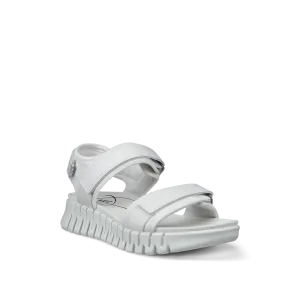 Ecco 213103 01007 Ecco Gruuv Sol White Sandals