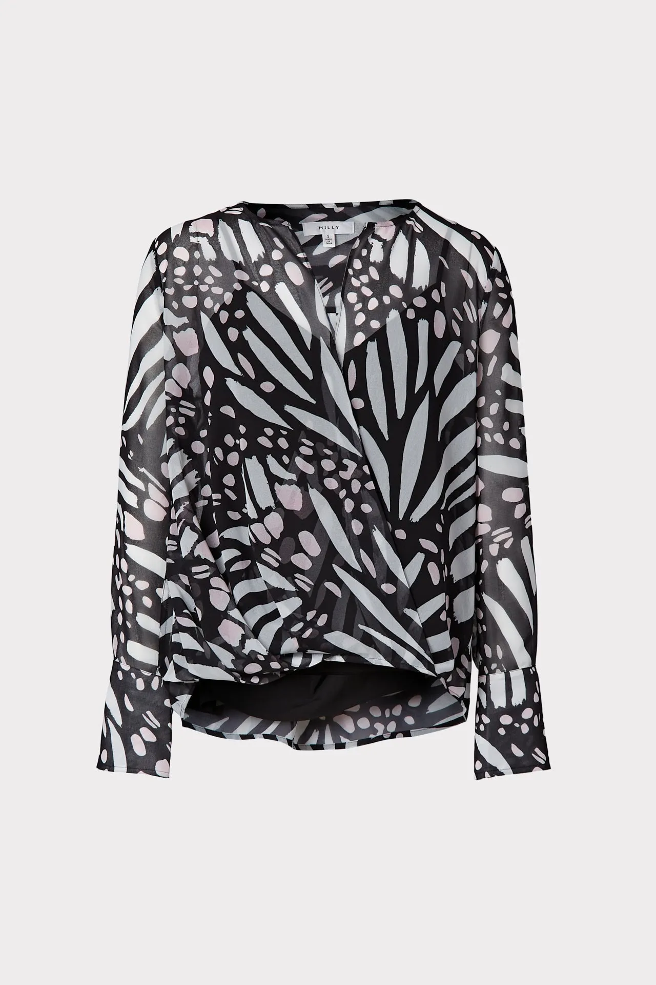 Elysa Graphic Butterfly Top