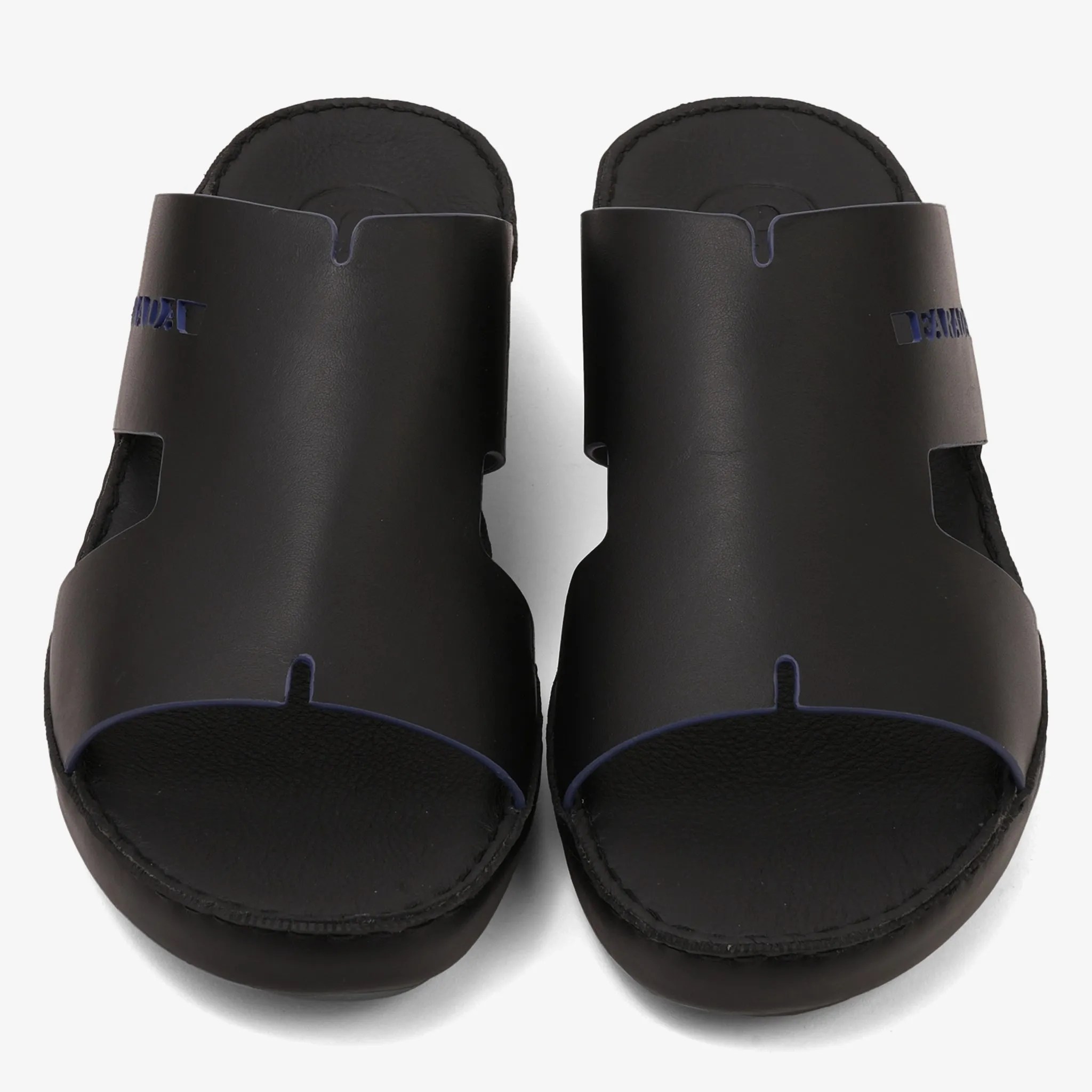 FARADA CLASSIC WITH SIGNATURE SIDE LOGO ARABIC SANDALS BLACK